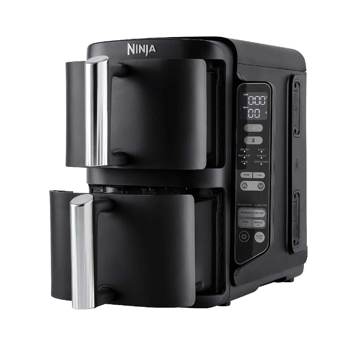 Ninja SL300UK Double Stack 2-Drawer Air Fryer 7.6L – Black