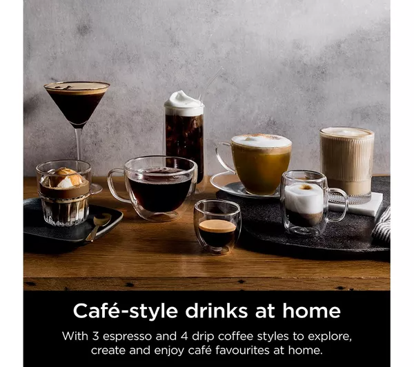 NINJA Luxe Cafe Premier Series ES601UK Coffee Machine - Silver & Black