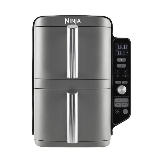 Ninja SL400UK Double Stack Xl 2-Drawer 9.5L Air Fryer – Grey